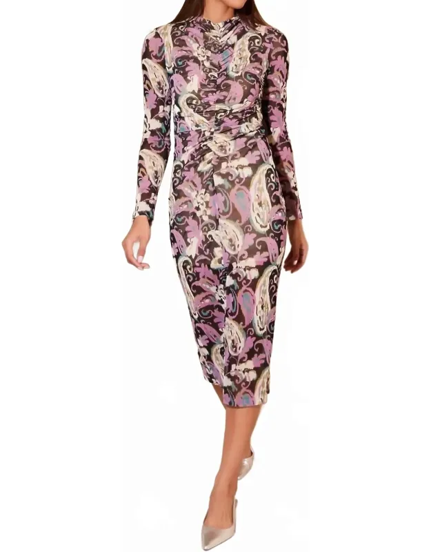 Ruched Midi Dress