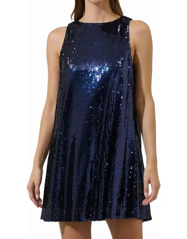 Liviana Sleeveless Sequin Dress