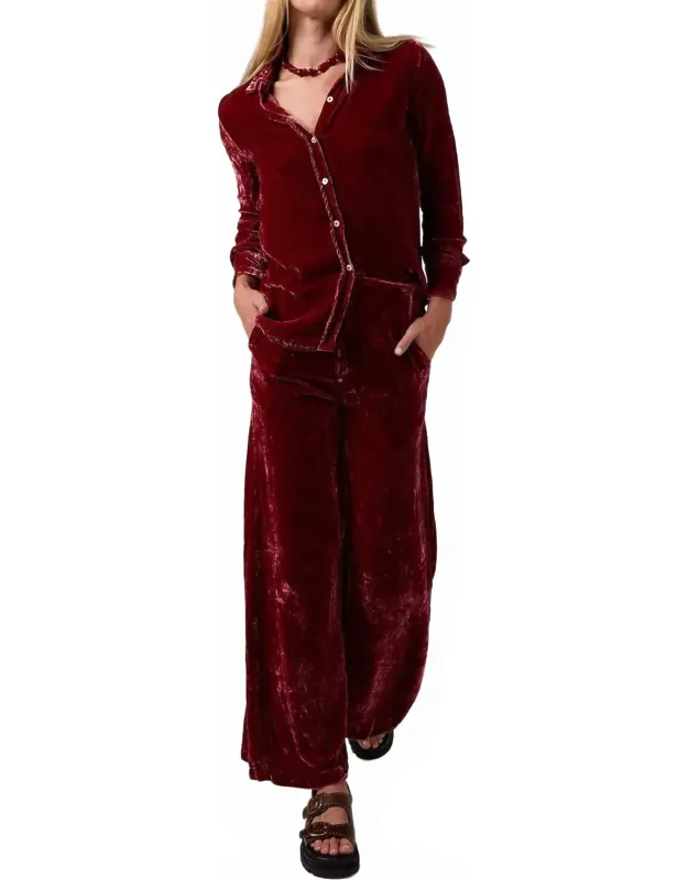 Luna Velvet Pants