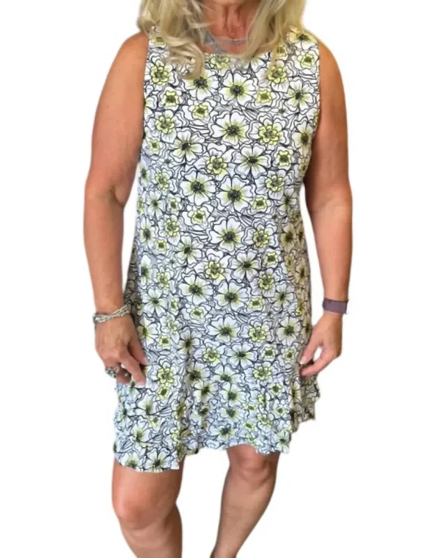Sunshine Ruffle Sleeveless Dress