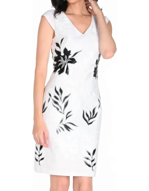 Floral Embroidered Dress