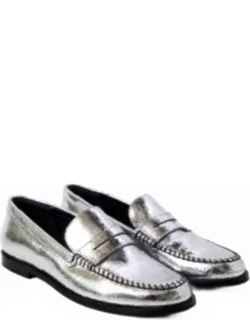 Blanket Chain Stitch Loafers