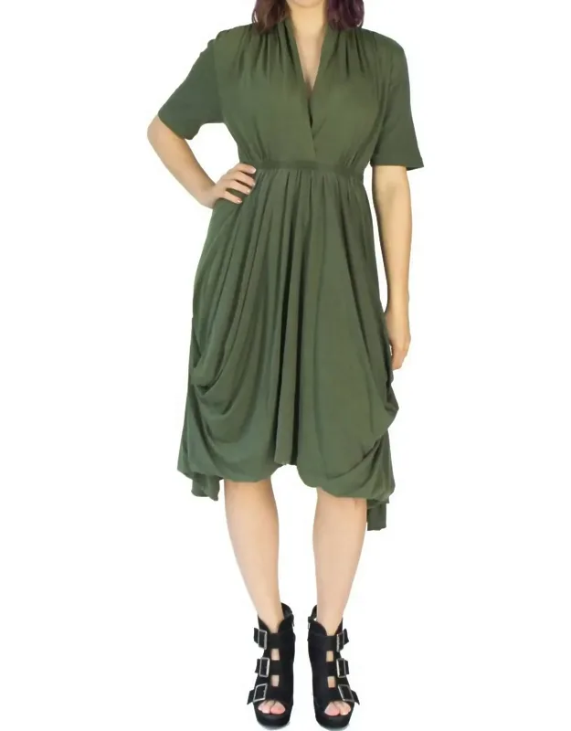 Grecian Goddess Pocket Dress