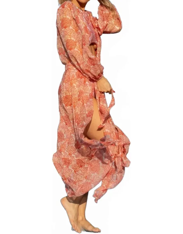Long Sleeve Robe Cover Up