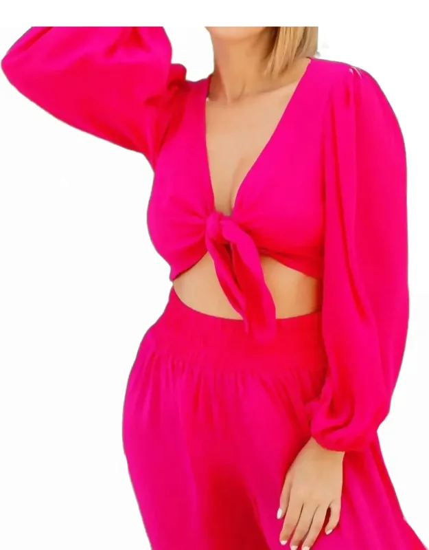 Long Sleeve Crop Top