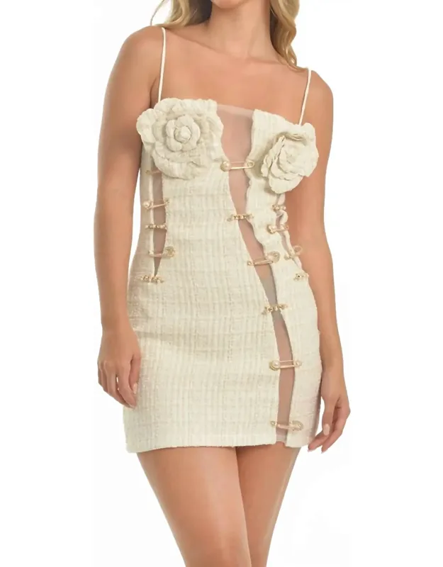 Fleur De Chic Mini Dress