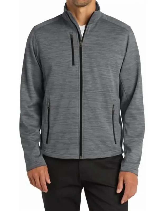 Digi Stripe Fleece Jacket