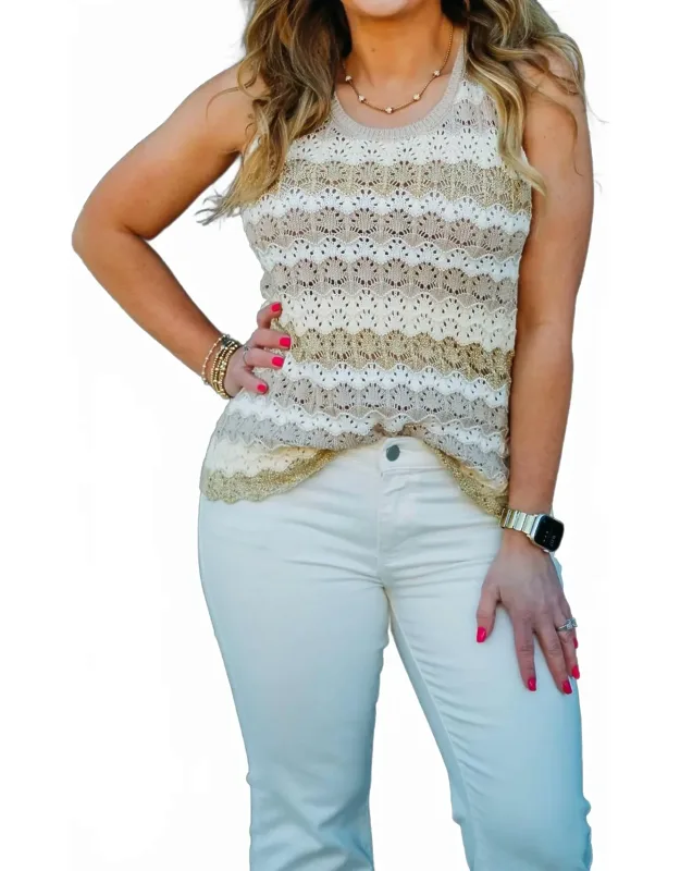 Ajour Knit Top