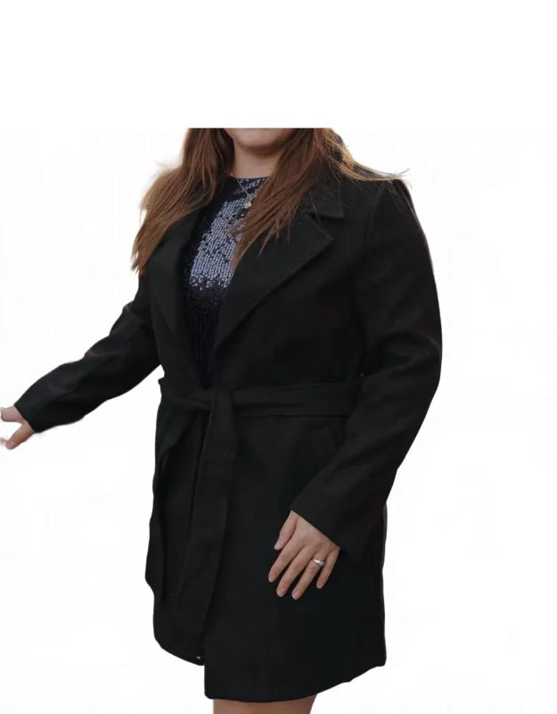 Belted Blazer Coat
