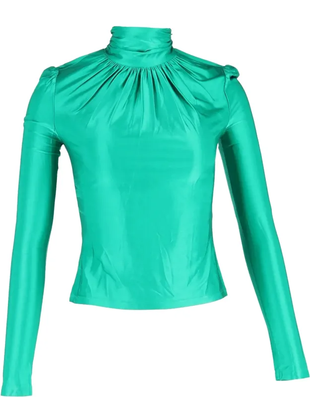 Ruched Turtleneck Top