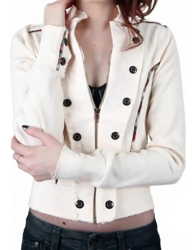 Knit Military Jacket
