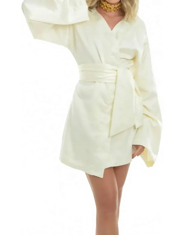 Silk Wrapped Dress