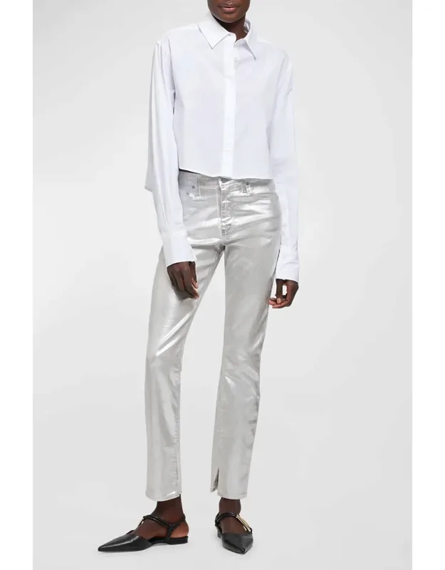 High Rise Ankle Skinny Jeans