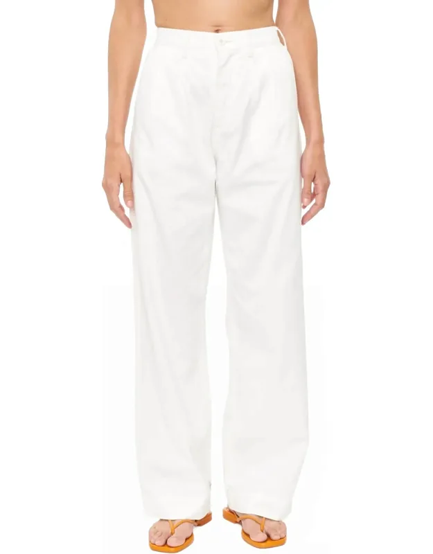 High Rise Wide Leg Trousers