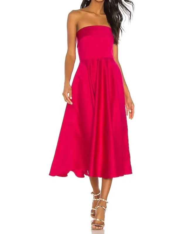 Pettigrew Strapless Midi Dress