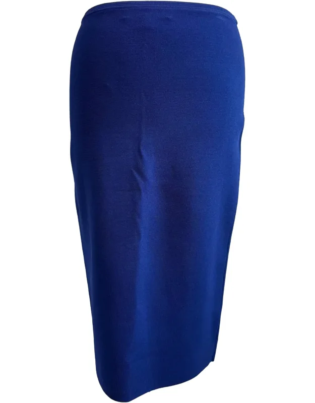 Knitted Midi Pencil Skirt