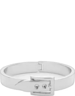 Metal Belt Buckle Hinged Bangle Bracelet