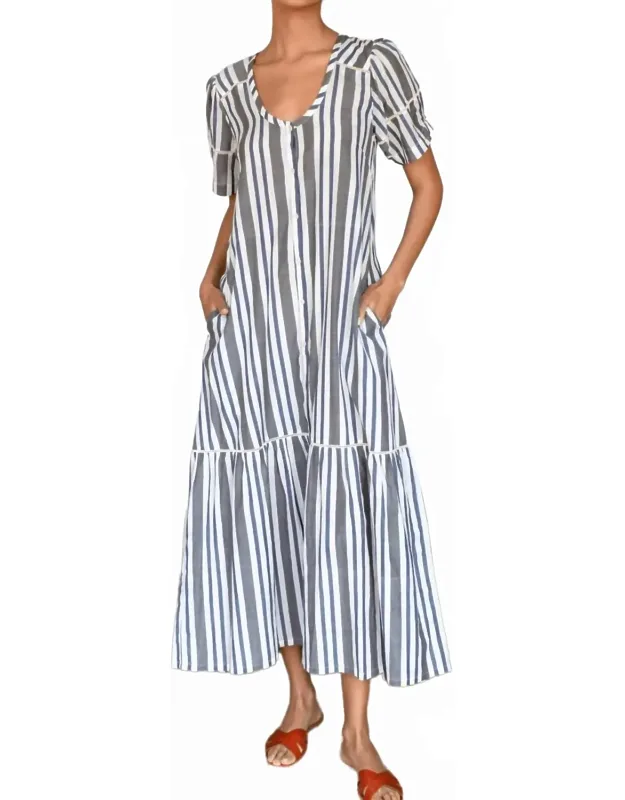 Lantern Midi Dress