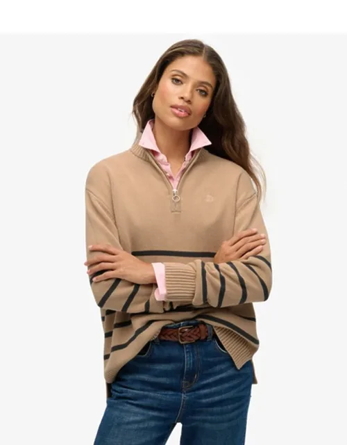 Knitted Half Zip Jumper