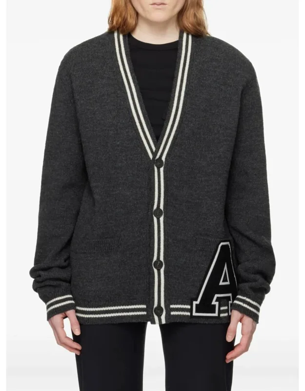 A Patch Knit Cardigan
