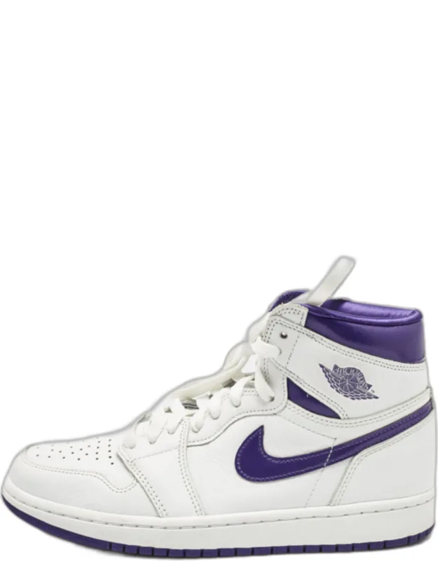 Leather High Top Sneakers