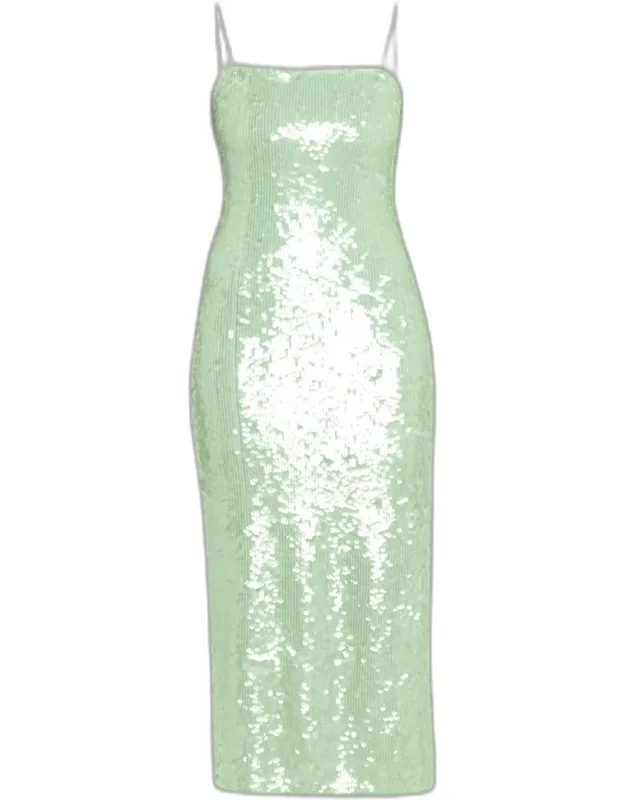 Sequined Midi Dress