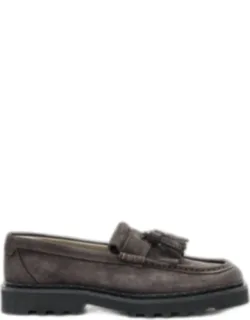 Suede Tassel Loafers