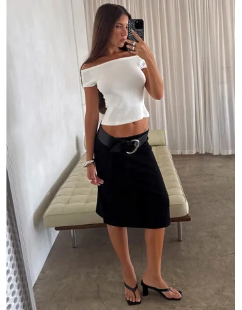 Baseline Rib Midi Skirt