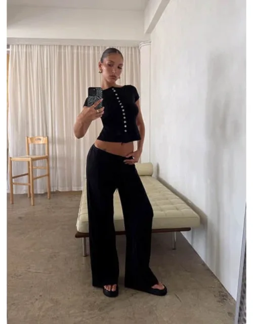 Gavrielle Jersey Wide Leg Pants