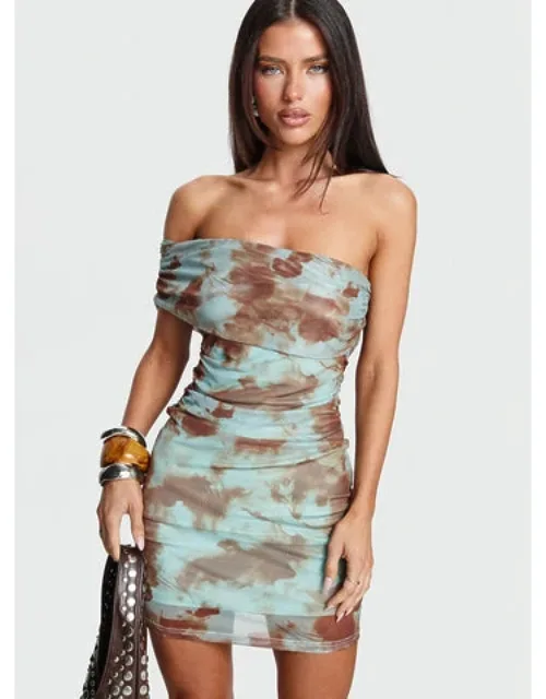 One Shoulder Twist Mini Dress