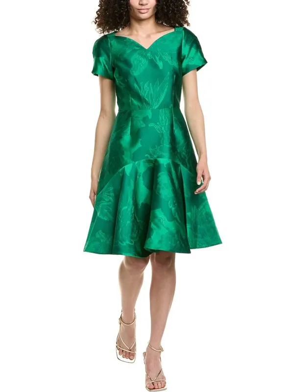 Jacquard A-line Dress