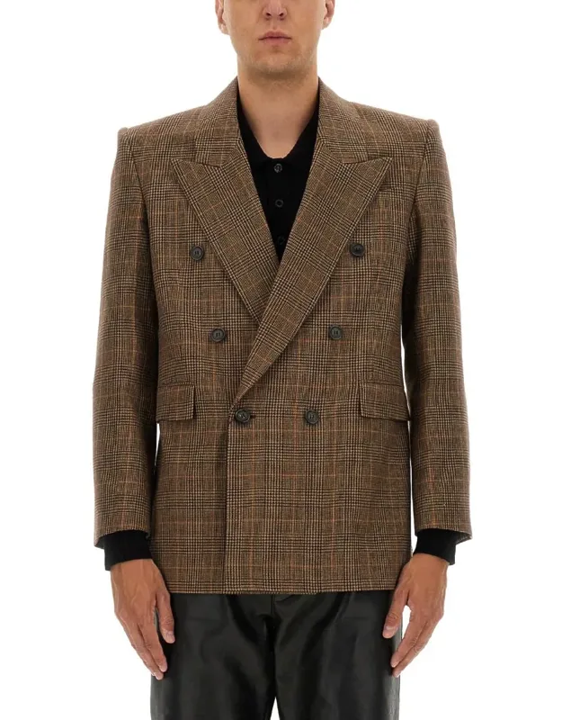 Prince Of Wales Wool Jacket