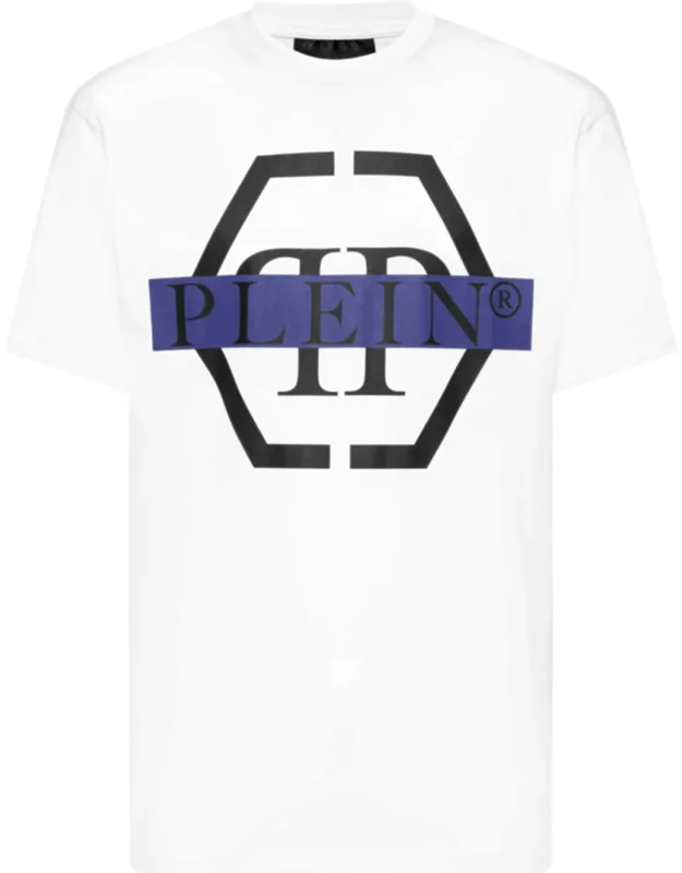 Round Neck T-shirt With Rhinestone-print And Iconic Emblems