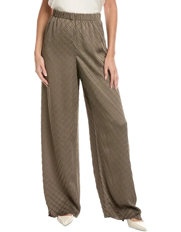 Diamond Plisse Riverside Pants