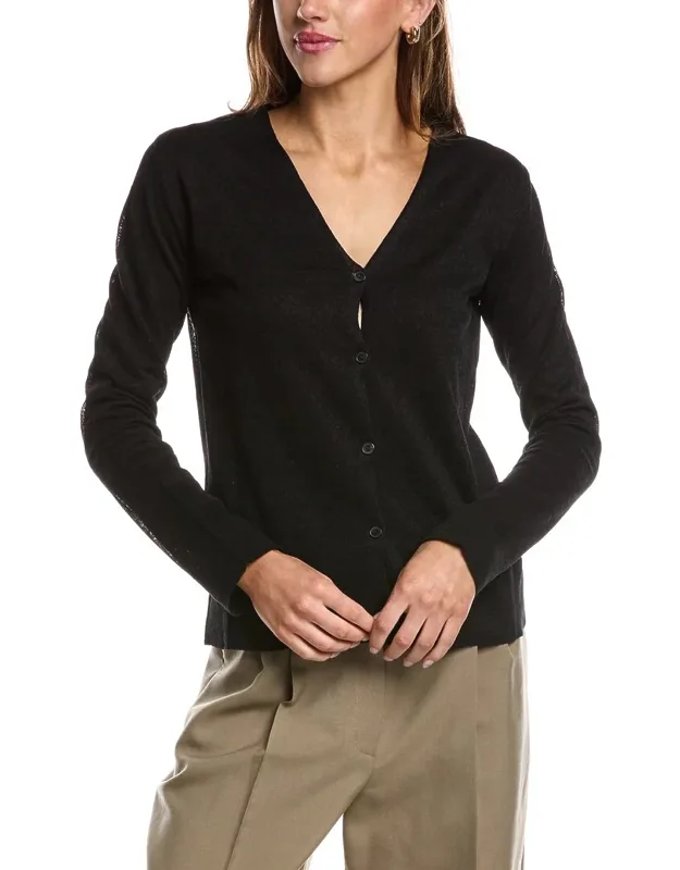 Linen-blend Cardigan