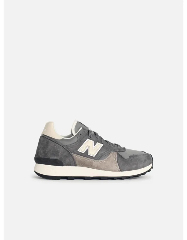 '475' Fabric And Suede Sneakers