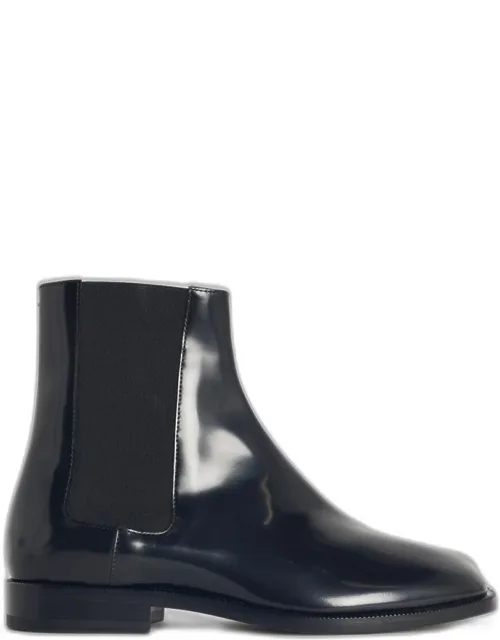Leather Tabi Ankle Boots