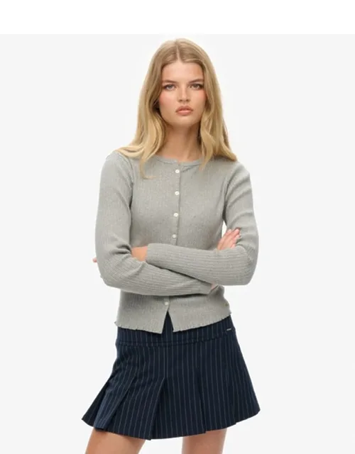 Athletic Essentials Ribbed Cardigan