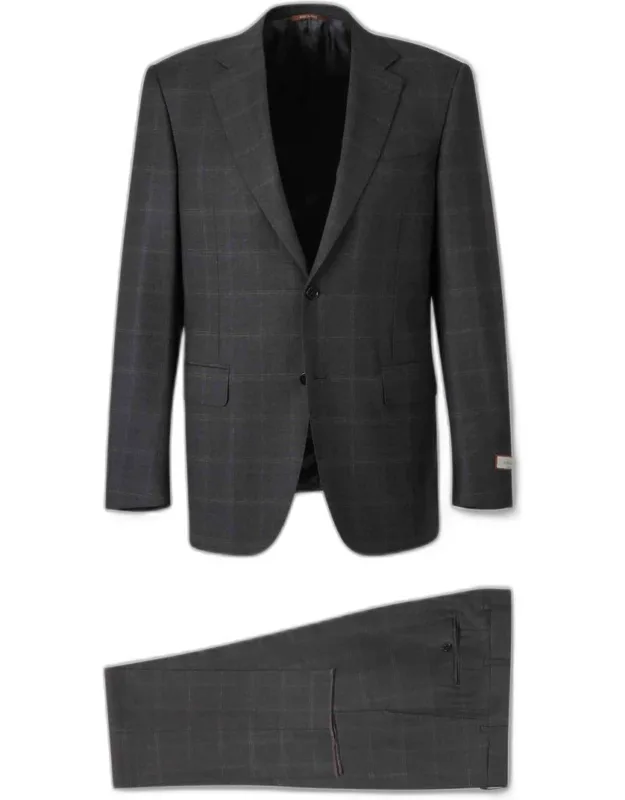 Straight Check Suit