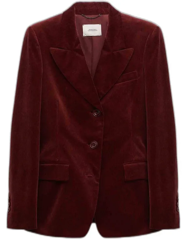 Fitted Corduroy Blazer