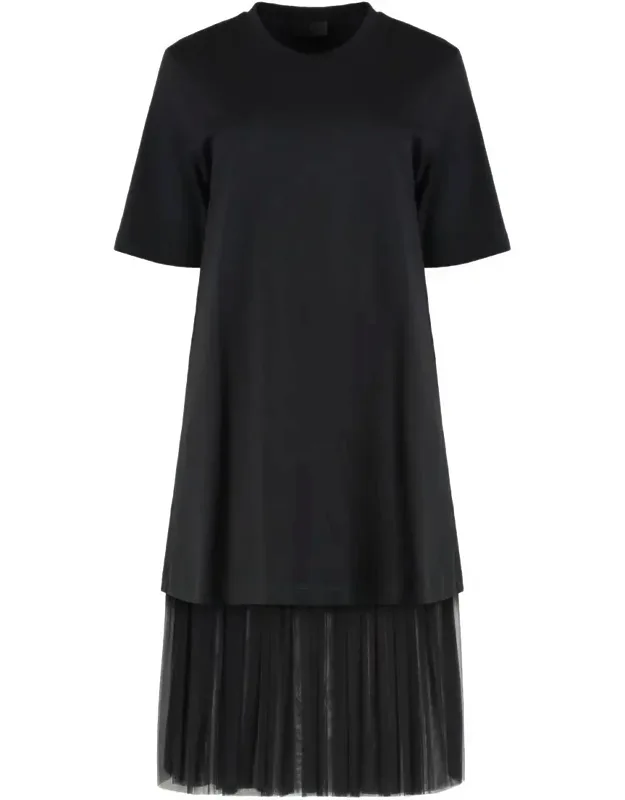 Cotton And Tulle Dress