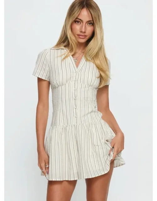 Windswept Shirt Mini Dress