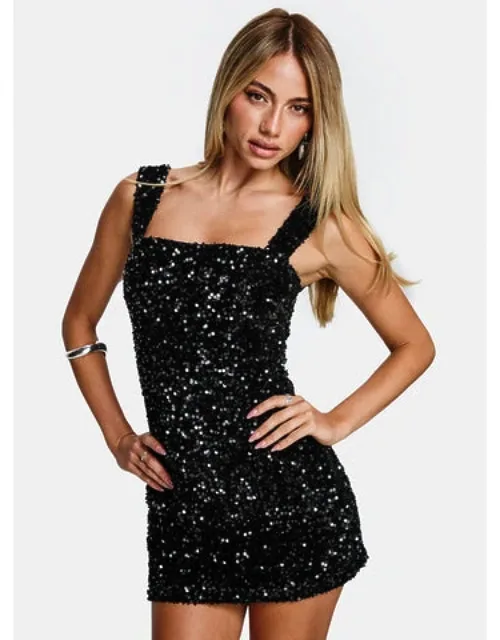 Denisse Strapless Sequin Mini Dress