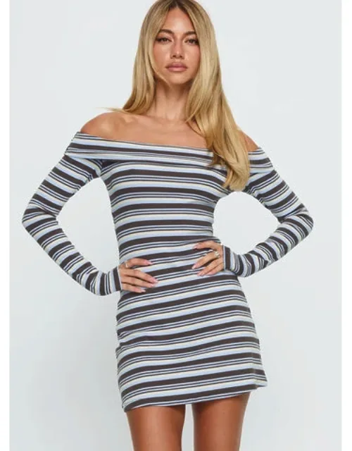 Tosie Long Sleeve Off Shoulder Mini Dress