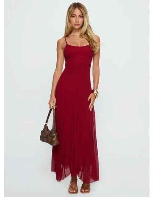 Pleat Maxi Dress