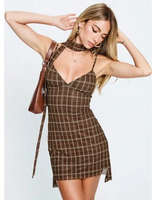 Scarf Tie Mini Dress