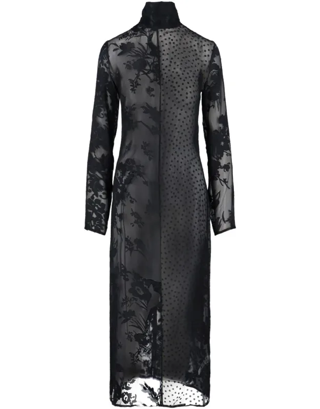 Silk Blend Maxi Dress
