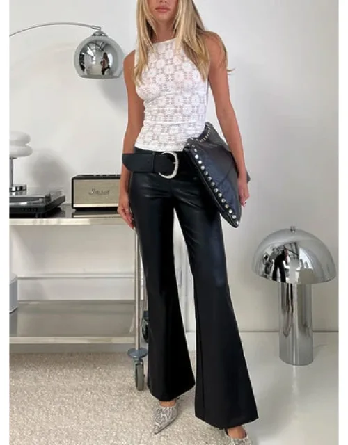 Faux Leather Pants