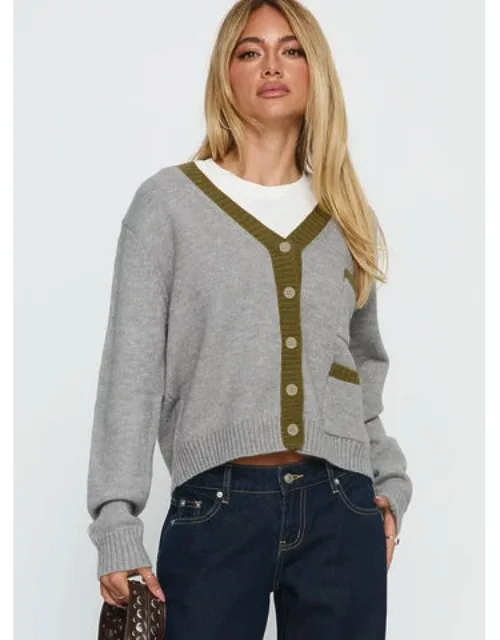 Atira Contrast Knit Cardigan