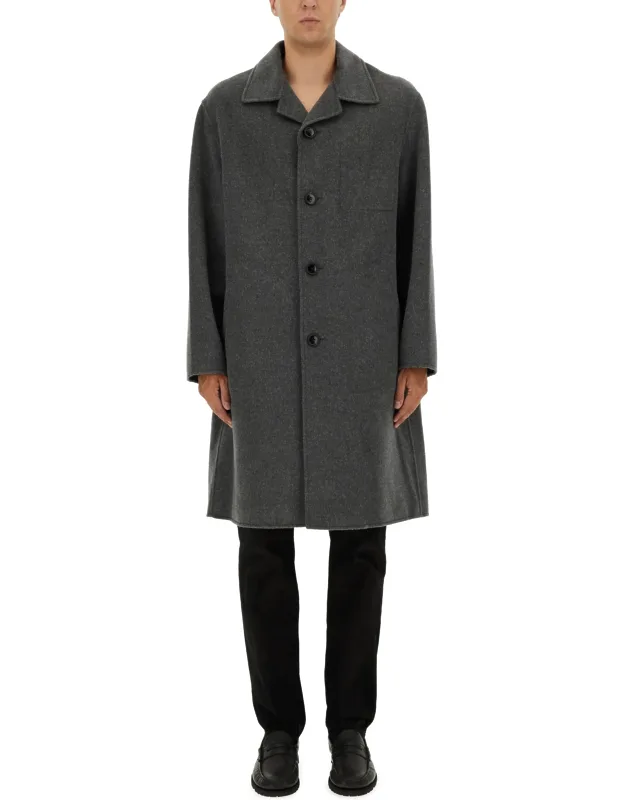 Wool And Cashmere Blend Coat
